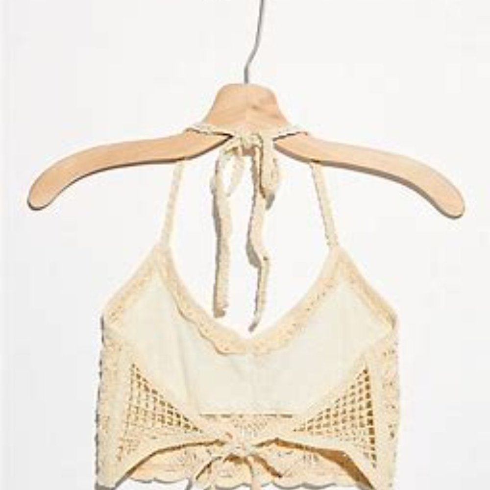 Free People Sydney Crochet Bralette - Luna - Picture 8 of 13